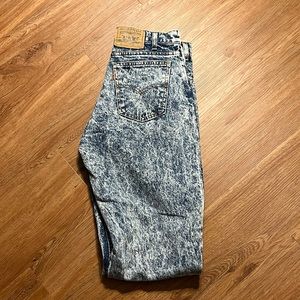 Acid Wash Levi 550 Jeans Vintage 80s 90s 33x32